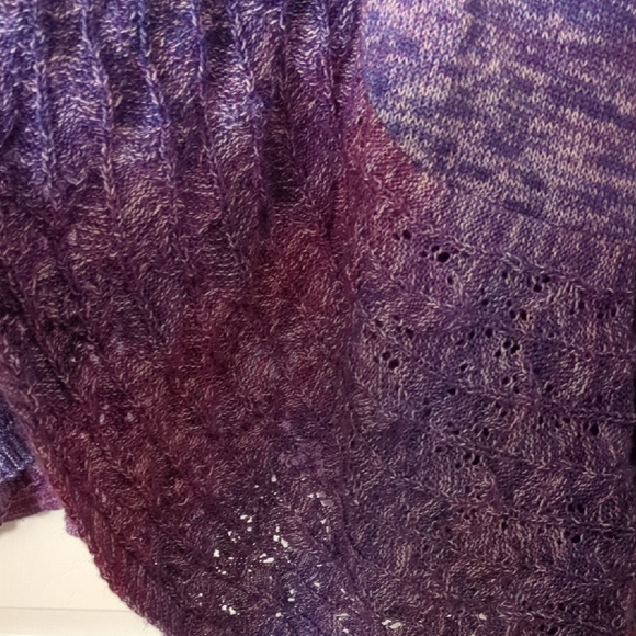 Catherines Multicolor Knit Cardigan - Picture 4 of 5